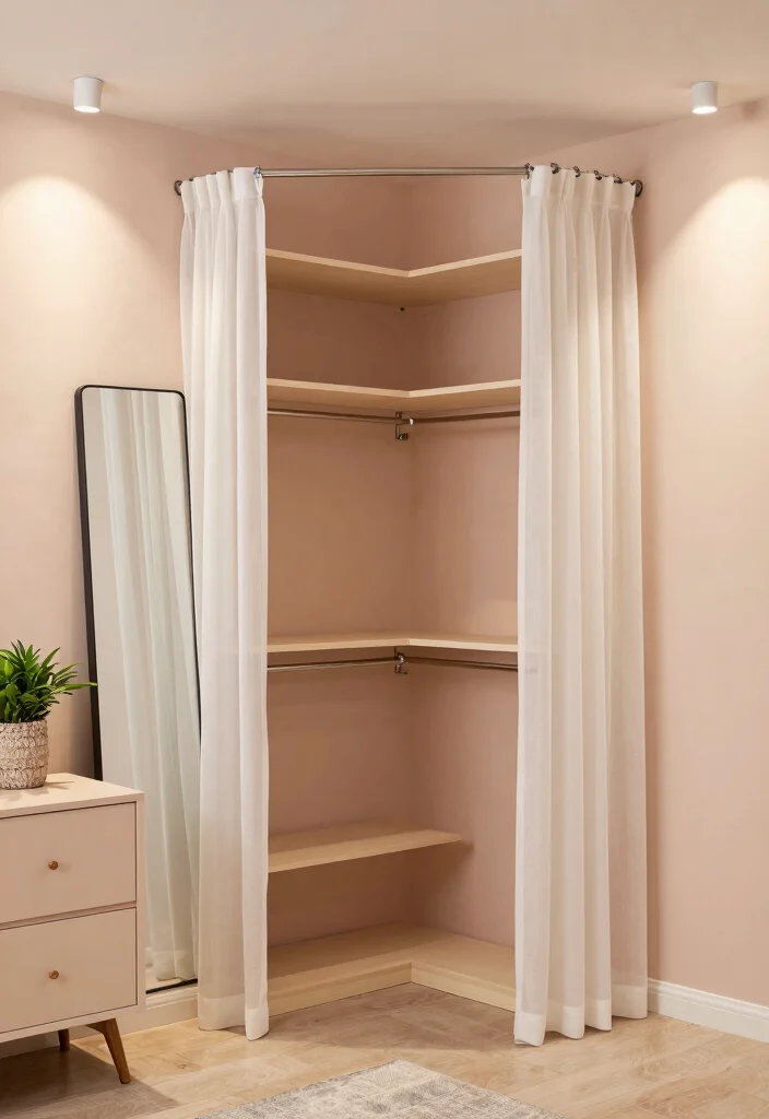 17 Bedroom With Walk In Closet Ideas: Functional and Chic - 2. Cozy Corner Walk-Ins 1