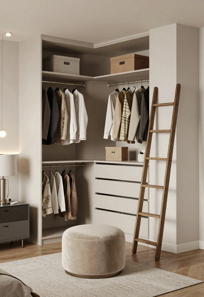 17 Bedroom With Walk In Closet Ideas: Functional and Chic - 3. Open Concept Elegance 1