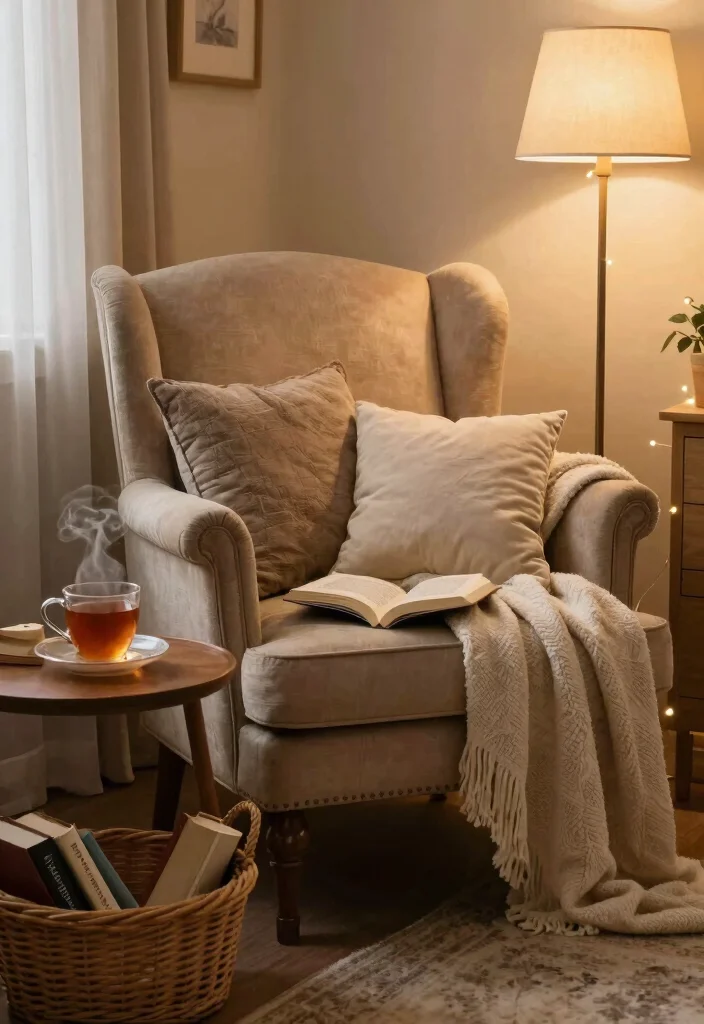 17 Goblin Core Bedroom Ideas: Whimsical Nature Inspired Style - 9. Cozy Reading Nooks 1