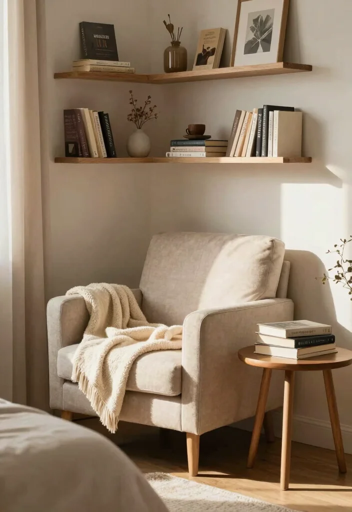 17 Modern Western Bedroom Ideas: Rustic Meets Contemporary - 11. Cozy Reading Nook 1