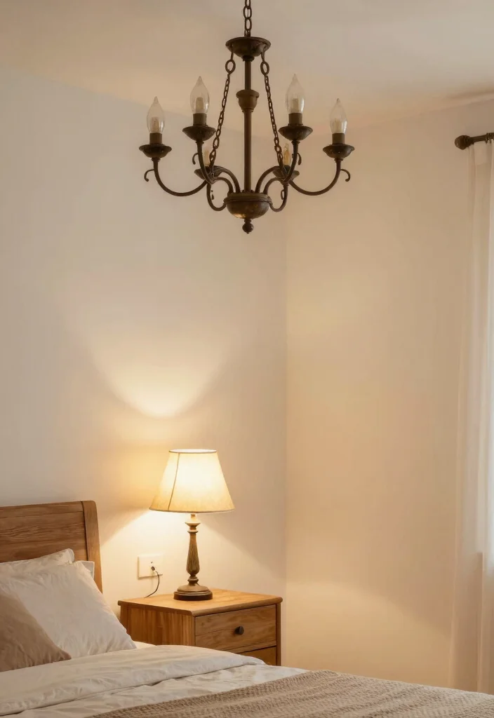 17 Modern Western Bedroom Ideas: Rustic Meets Contemporary - 9. Rustic Lighting Fixtures 1