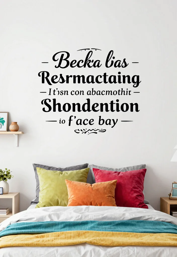 17 Small Bedroom Wall Decor Ideas That Make a Big Impact in Small Spaces - 9. Wall Decals 1