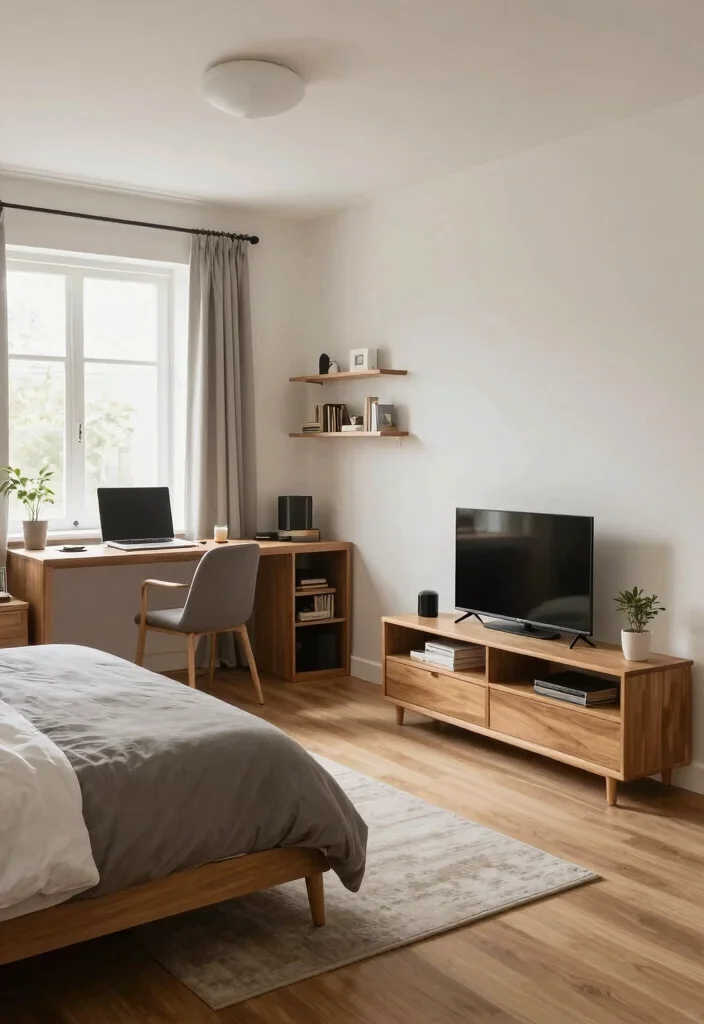 17 Spare Bedroom Ideas: Multi-Purpose Smart Flex Spaces - 15. Flexible Room Layouts 1