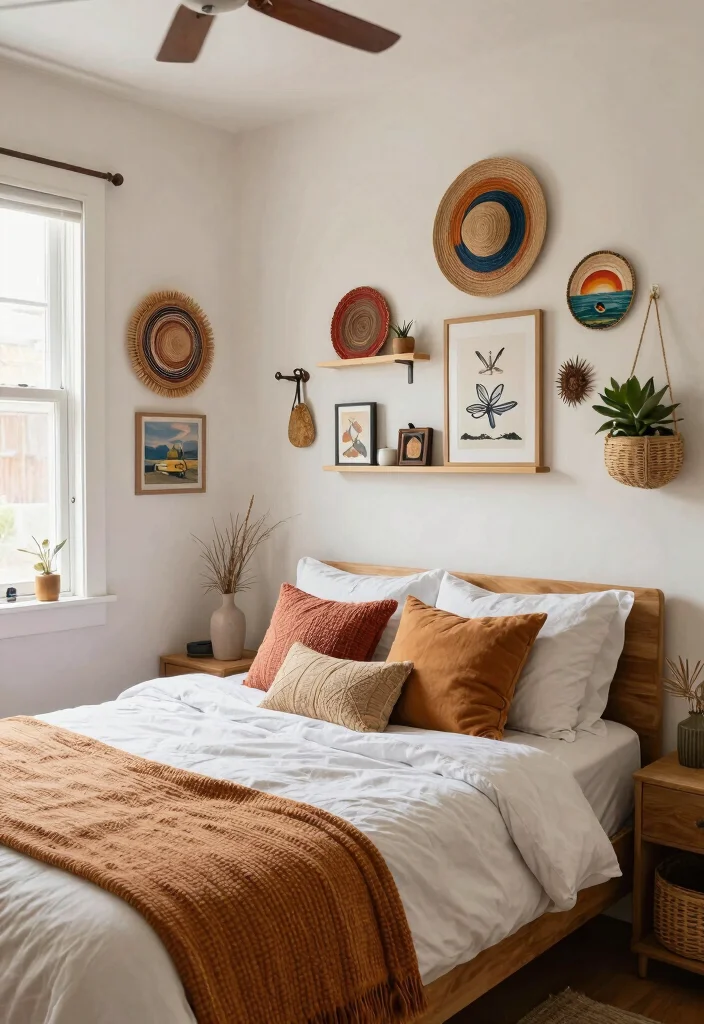 17 Spare Bedroom Ideas: Multi-Purpose Smart Flex Spaces - 16. Personal Touches with Eco-Friendly Decor 1