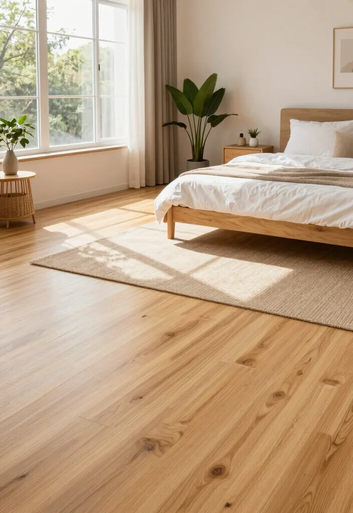 17 Spare Bedroom Ideas: Multi-Purpose Smart Flex Spaces - 4. Eco-Friendly Flooring 1