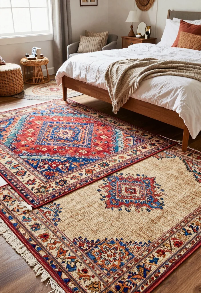 17 Unique Room Decor Bedroom Ideas That Stand Out in Style - 11. Unique Rugs to Define Spaces 1
