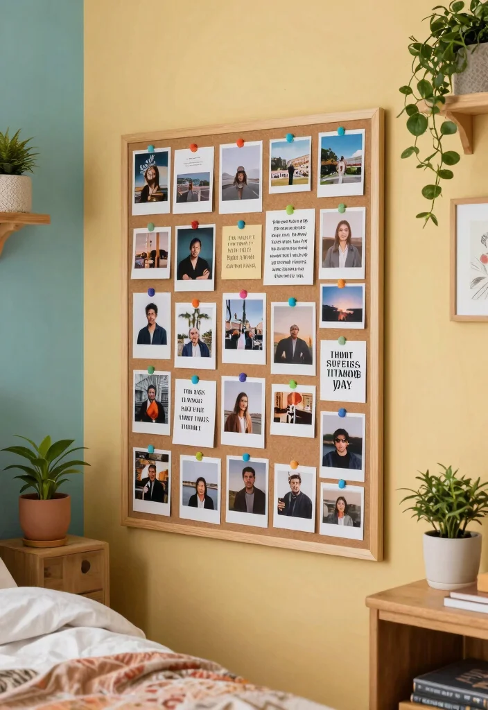 17 Unique Room Decor Bedroom Ideas That Stand Out in Style - 13. Customizable Pin Boards 1