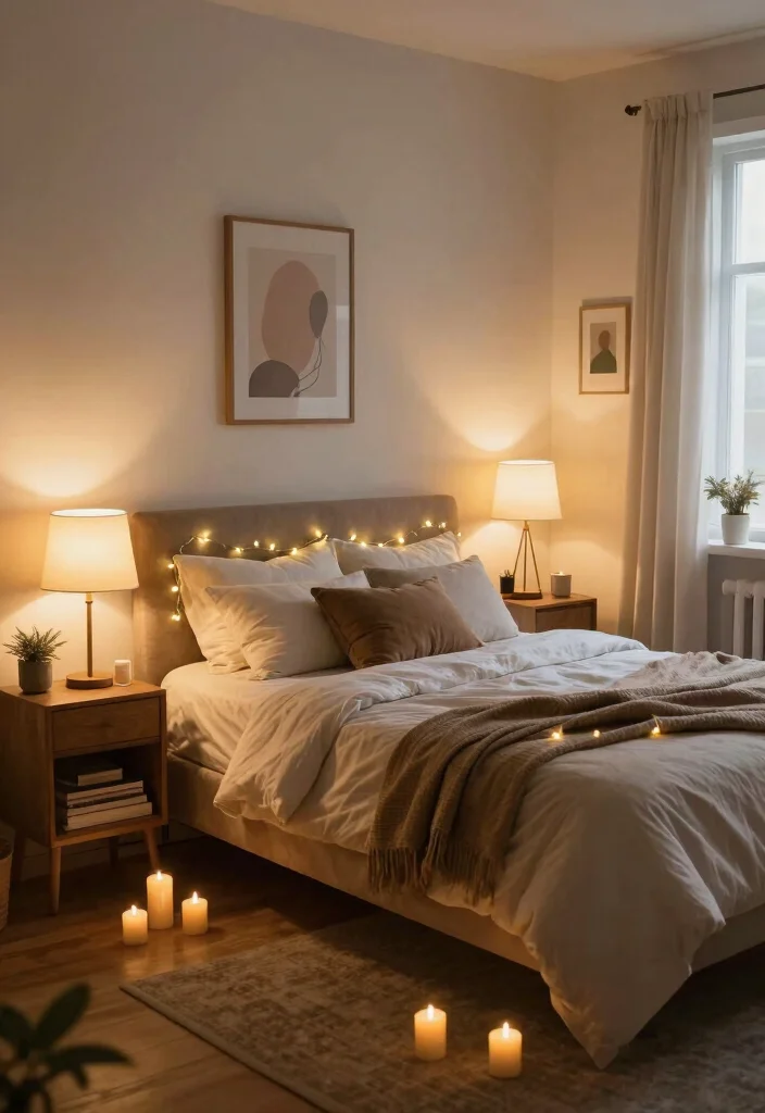 17 Unique Room Decor Bedroom Ideas That Stand Out in Style - 14. Soft, Ambient Lighting Solutions 1