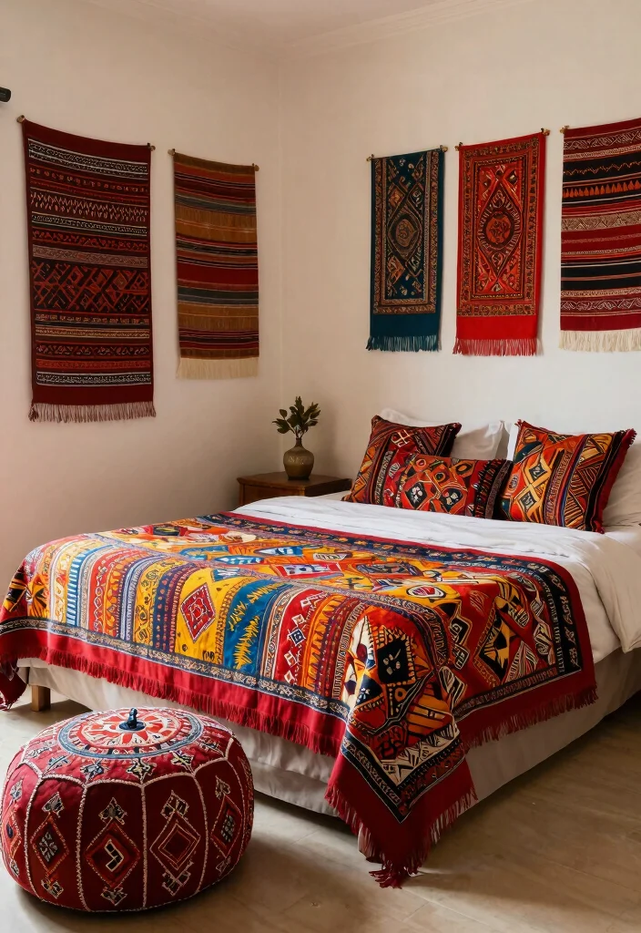 17 Unique Room Decor Bedroom Ideas That Stand Out in Style - 9. Ethnic and Cultural Accents 1