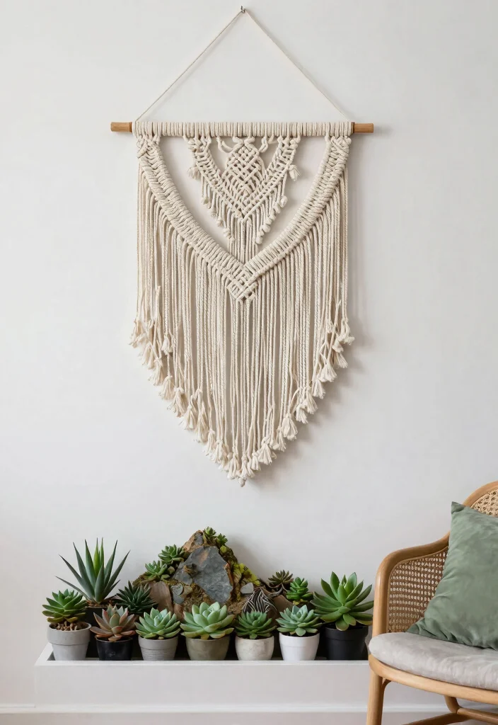 17 Wall Decor Bedroom Teenagers Ideas Expressive and Trendy - 2. DIY Macramé Wall Hangings 1