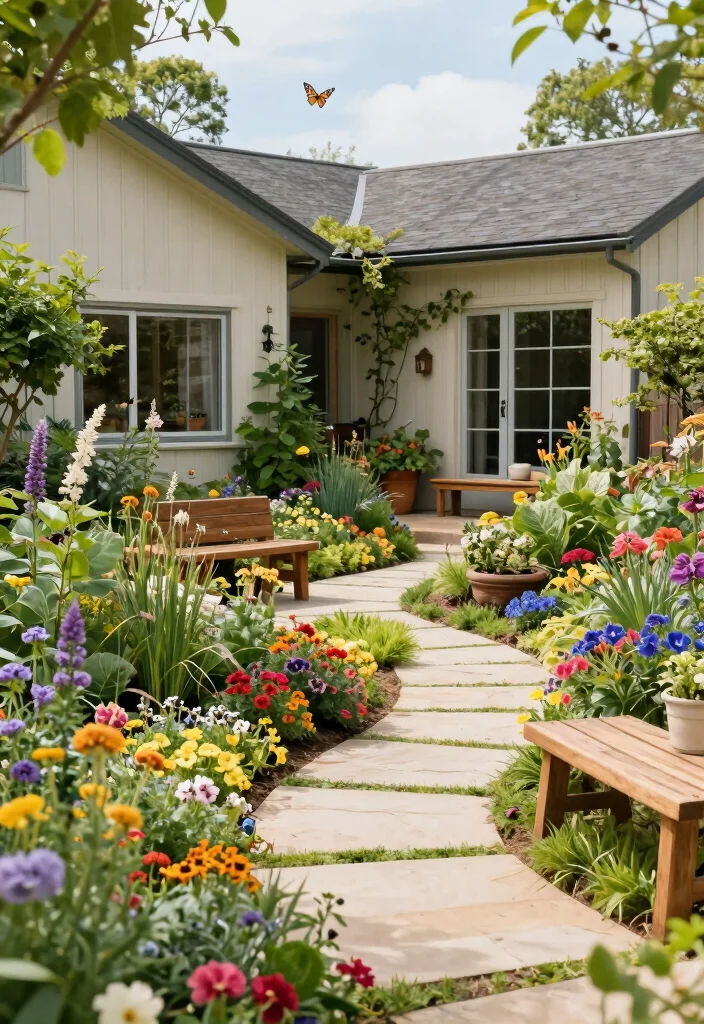 18 Barndominium Ideas: 5 Bedroom Layouts Spacious and Modern - 17. Beautifully Landscaped Gardens 1