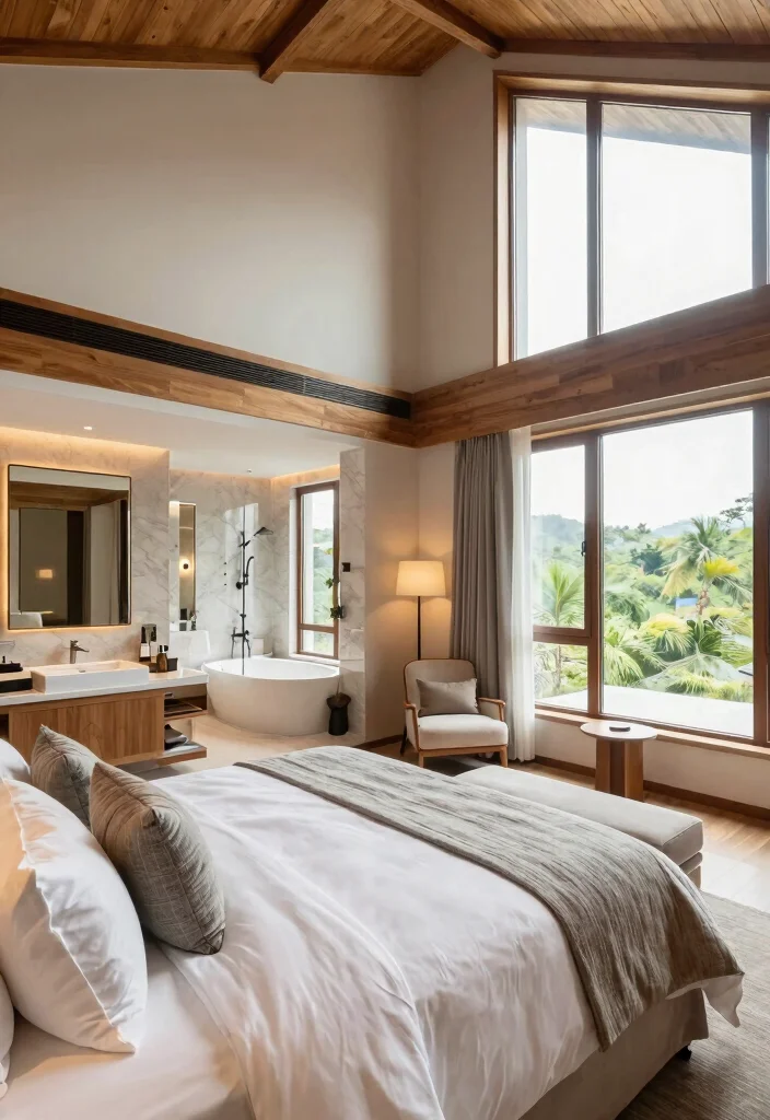 18 Barndominium Ideas: 5 Bedroom Layouts Spacious and Modern - 9. Master Suite with En-Suite Bathroom 1