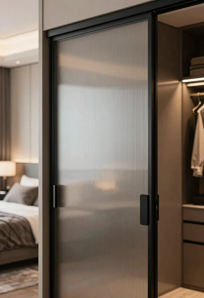 18 Bedroom Walk In Closet Behind Bed Ideas: Hidden Luxury - 1. Elegant Sliding Doors 1