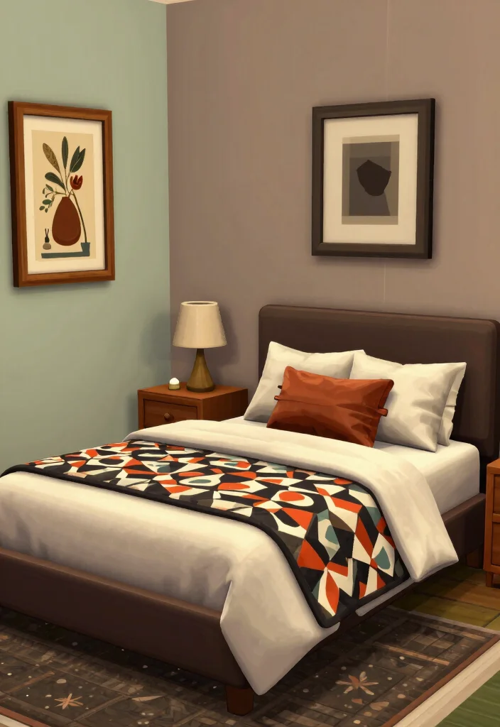 18 Bloxburg Bedroom Ideas: Master Bed Luxury Game Style - 17. Mix and Match Styles 1