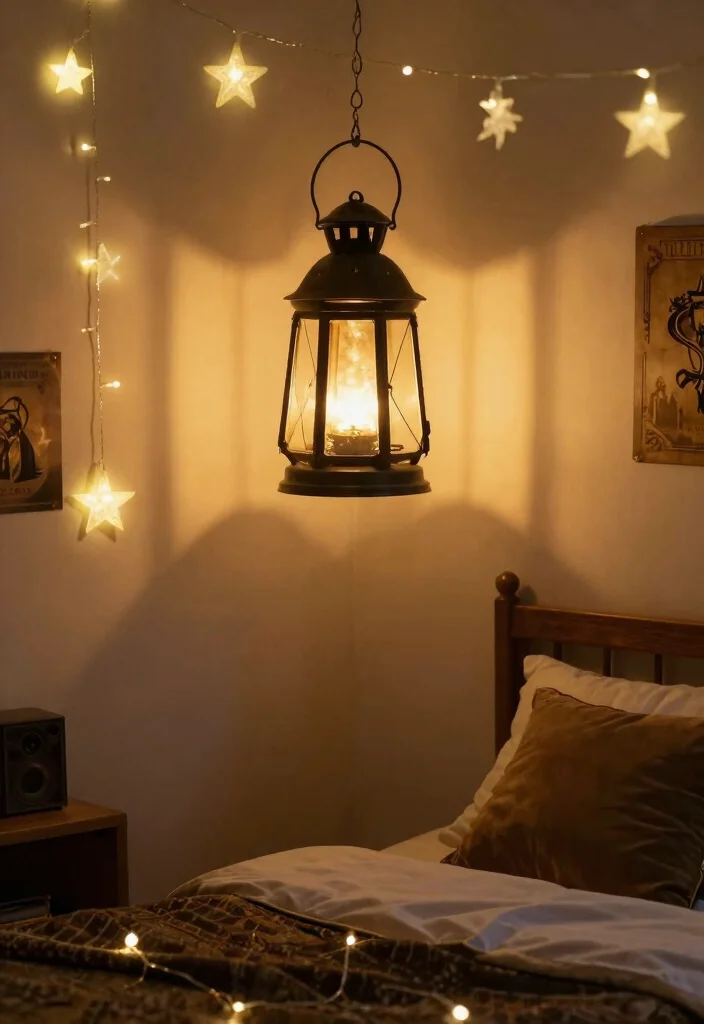 18 Harry Potter Bedroom Decor Ideas Magical Cozy Fantasy - 8. Magical Lighting Fixtures 1