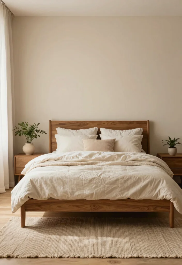 18 Main Bedroom Ideas Modern Clean Lines and Comfort - 1. Soft Neutrals for a Peaceful Retreat 1