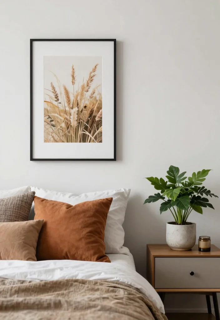 18 Main Bedroom Ideas Modern Clean Lines and Comfort - 18. Seasonal Decor Simplified 1