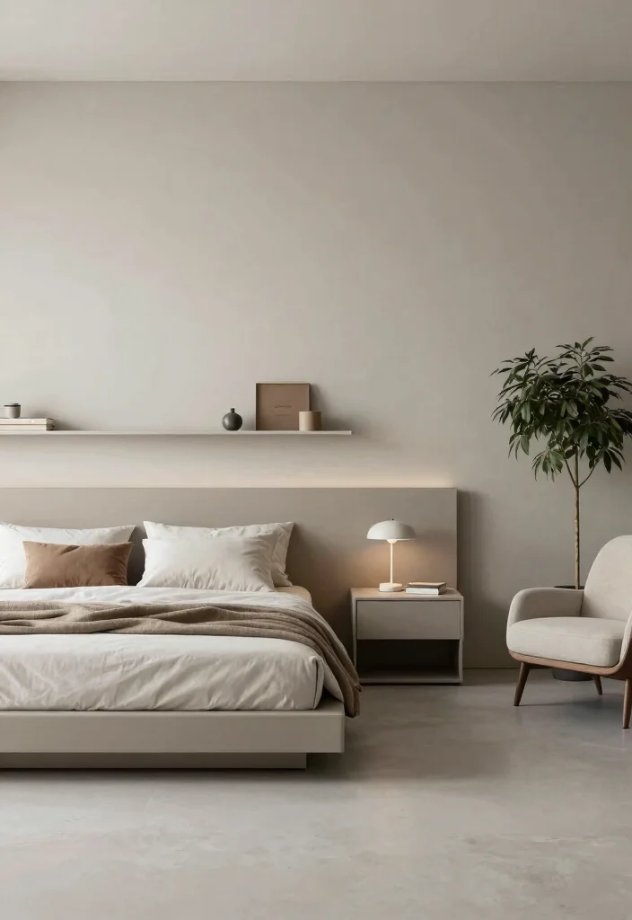 18 Main Bedroom Ideas Modern Clean Lines and Comfort - 2. Minimalist Furniture Choices 1