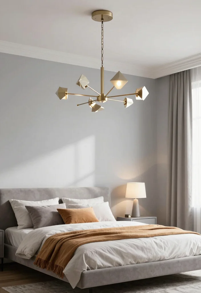 18 Main Bedroom Ideas Modern Clean Lines and Comfort - 3. Statement Lighting Fixtures 1
