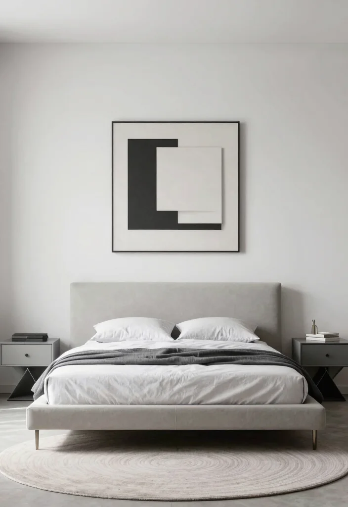 18 Main Bedroom Ideas Modern Clean Lines and Comfort - 4. Clean Lines and Geometric Shapes 1