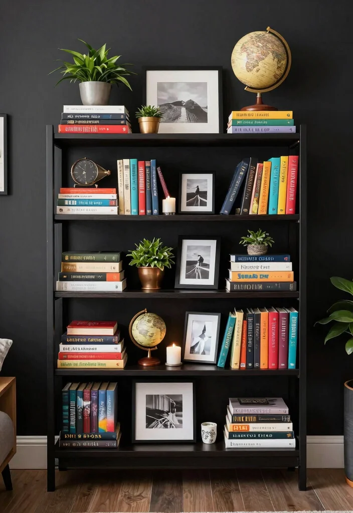 18 Modern Dark Academia Bedroom Ideas: Moody Intellectual Style - 14. Use Decorative Bookshelves 1