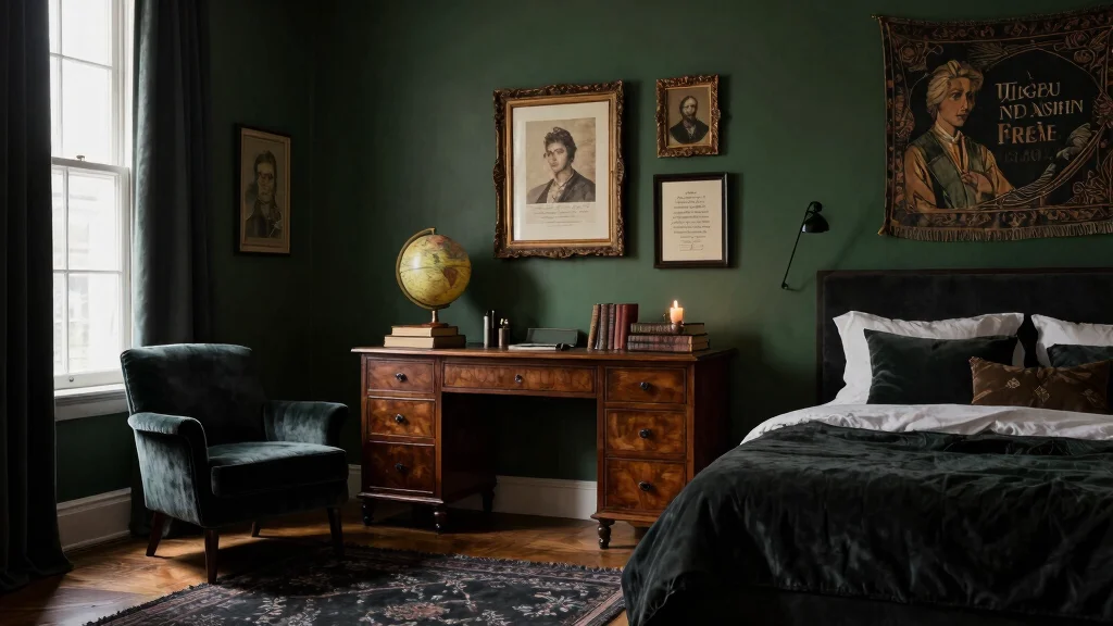 18 Modern Dark Academia Bedroom Ideas: Moody Intellectual Style