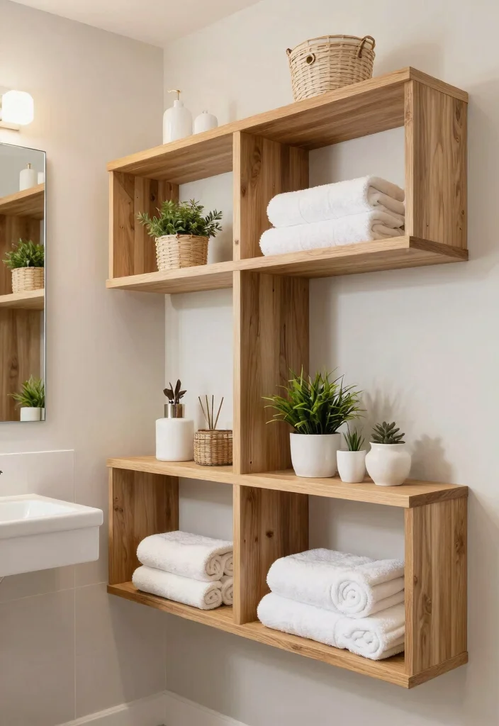 18 Trendy Modern Bathroom Ideas You Should Save - 10. Open Shelving Designs 1