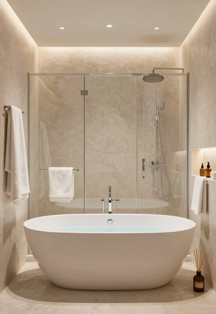 18 Trendy Modern Bathroom Ideas You Should Save - 4. Spa-inspired Features 1