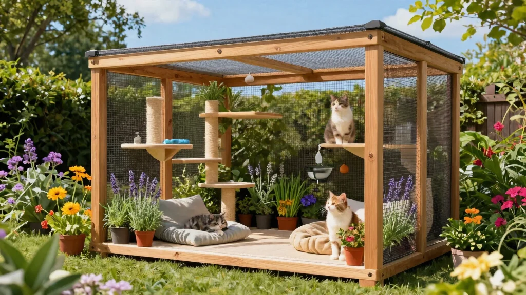 10 Outdoor Cat Room Ideas That Keep Indoor Cats Safe in Fresh Air