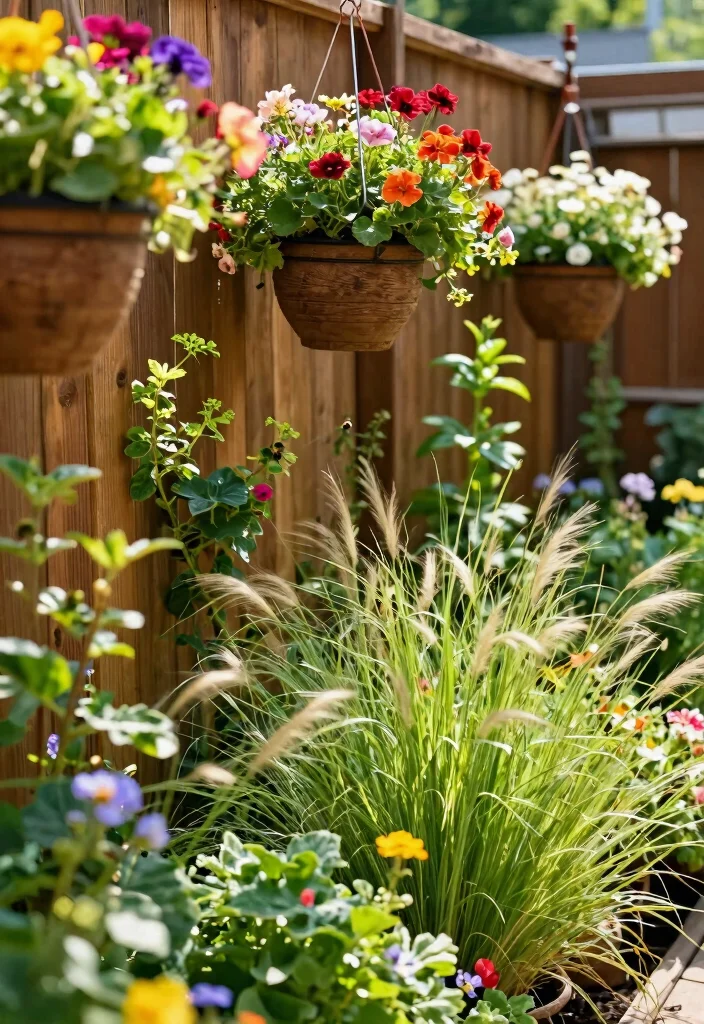 12 Big Outdoor Pots for Plants Ideas That Don't Crack - 10. Hanging Baskets 1