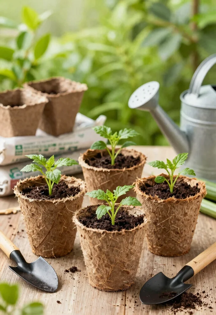 12 Big Outdoor Pots for Plants Ideas That Don't Crack - 5. Eco-Friendly Biodegradable Pots 1