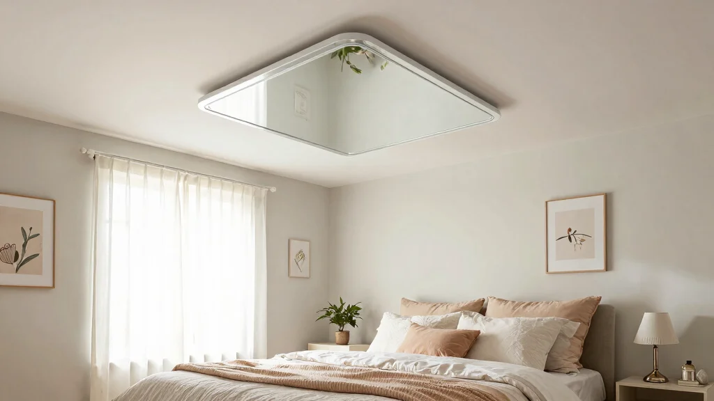 12 Ceiling Mirror Above Bed Ideas That Mount Safely Without Falling Risk