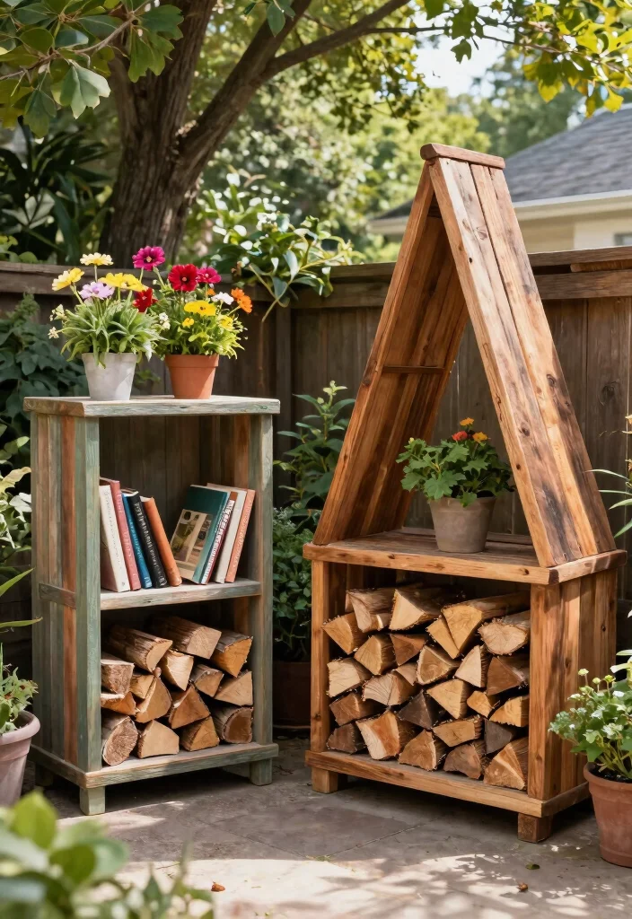12 Outdoor Firewood Storage Ideas That Keep Wood Dry Year-Round - 11. DIY Firewood Storage Projects 1
