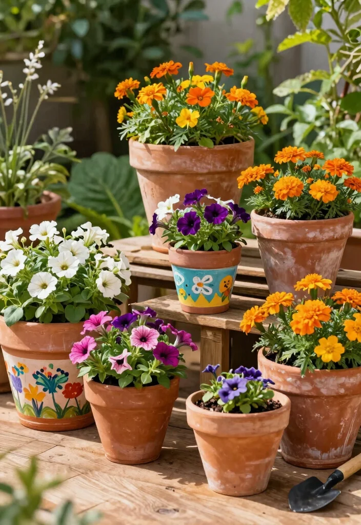 12 Outdoor Flower Pot Ideas That Don't Tip Over in Wind - 1. Terracotta Elegance 1