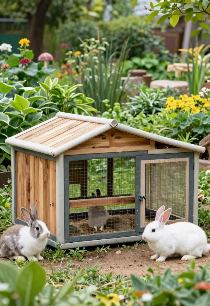 12 Outdoor Rabbit Cage Ideas That Protect From Weather and Predators - 11. The Eco-Friendly Rabbit Cage 1