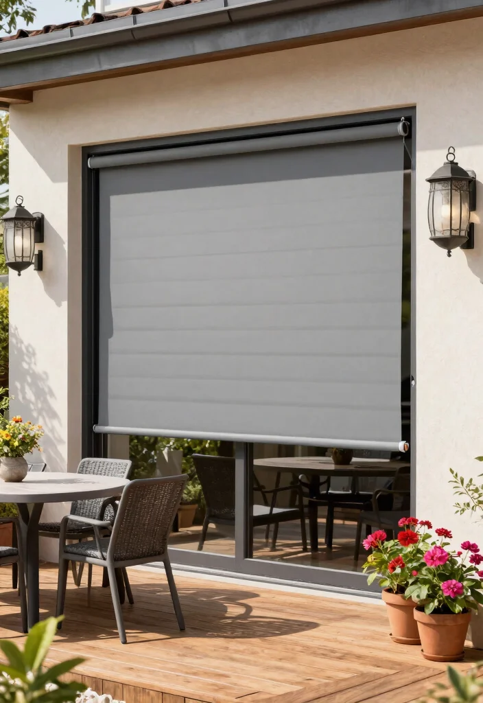 12 Patio Door Blinds Ideas That Block Heat Without Drilling - 6. Magnetic Blinds for Easy Use 1