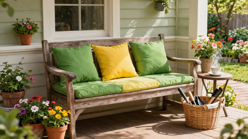 12 Porch Bench Decorating Ideas That Hide Clutter and Look Inviting
