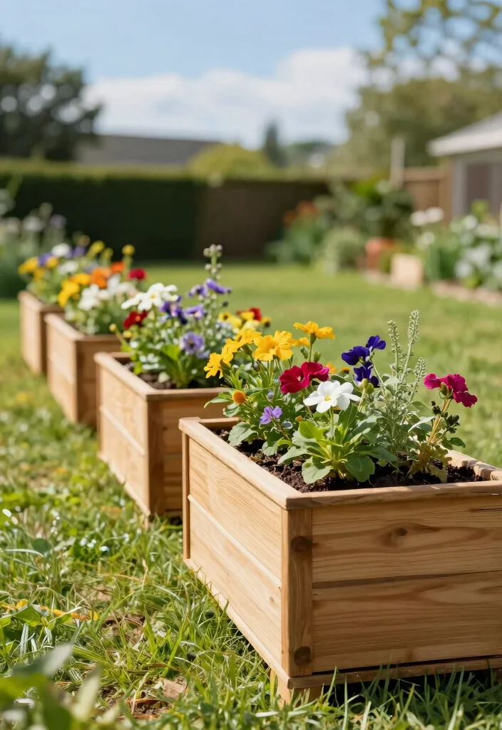 14 Easy Planter Boxes Ideas You Can Build in One Weekend - 10. Simple Wooden Box Planters 1