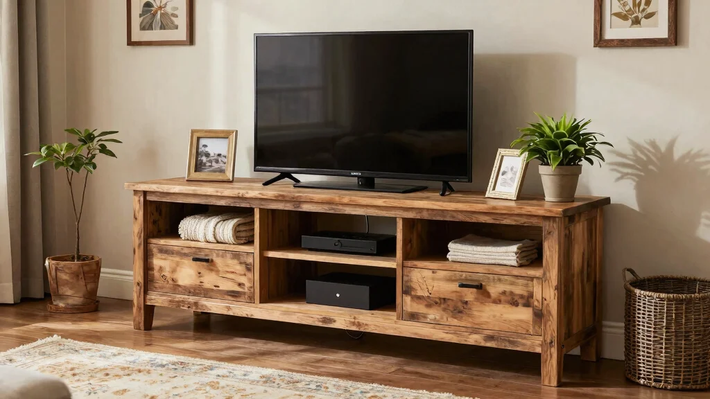 14 Farmhouse TV Stand Ideas That Hide All the Cords