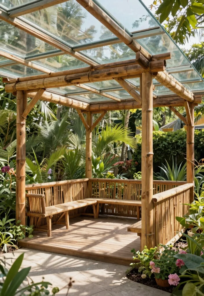 14 Glass Roof Pergola Ideas That Don't Turn Into an Oven in Summer - 4. Eco-Friendly Materials 1