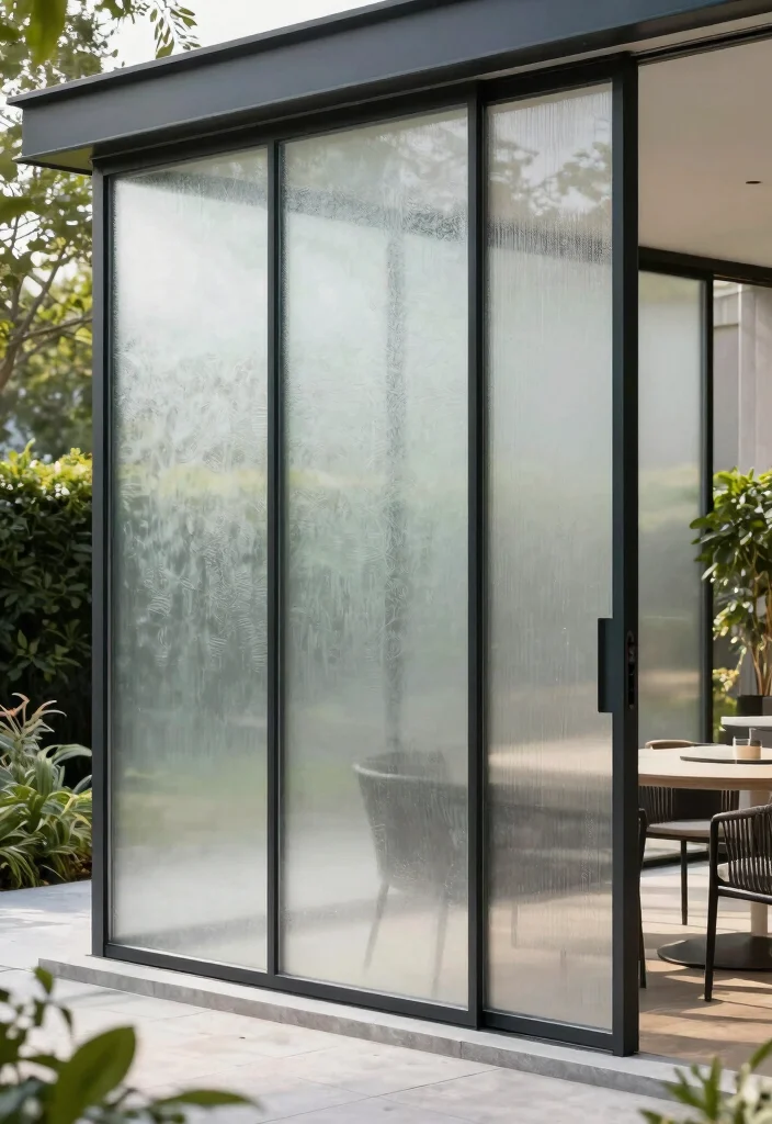14 Patio Privacy Screen Ideas That Block Neighbors Fast - 14. Glass Screens 1