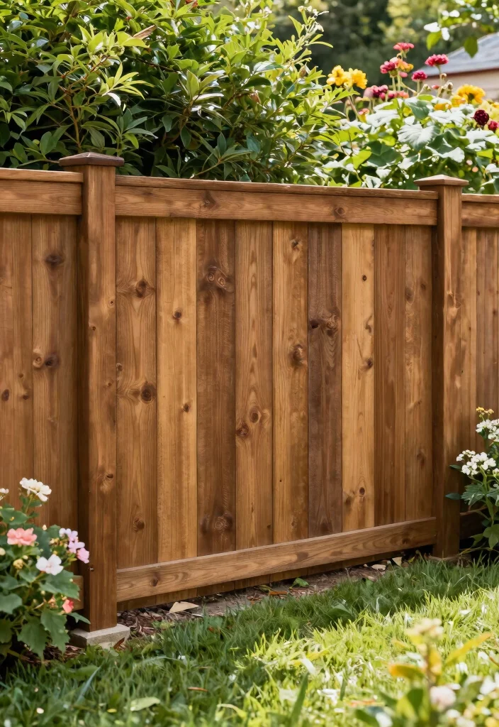 14 Wood Privacy Fence Ideas That Last 10+ Years Without Rotting - 3. Pressure-Treated Pine: Affordable and Effective 1