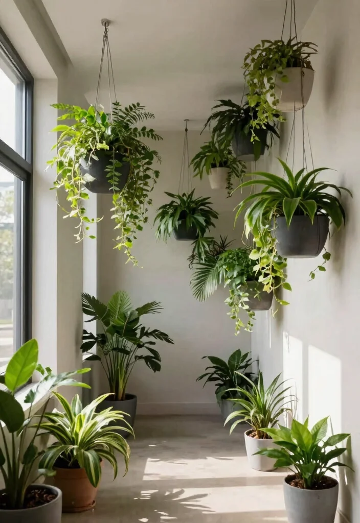15 Ceiling Plant Hanger Concepts That Hold Multiple Pots Safely - 5. Multi-Level Hanging Planters for Depth 1