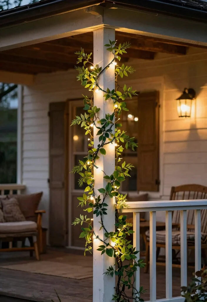 15 Faux Plants for Front Porch That Actually Fool Neighbors - 14. Faux Climbing Vines 1