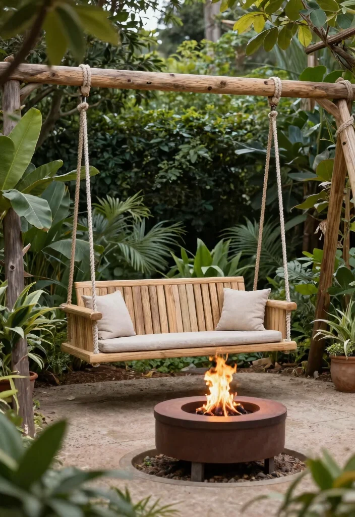 15 Fire Pit Swings That Hold Adults and Stay Safely Anchored - 12. Eco-Friendly Materials 1
