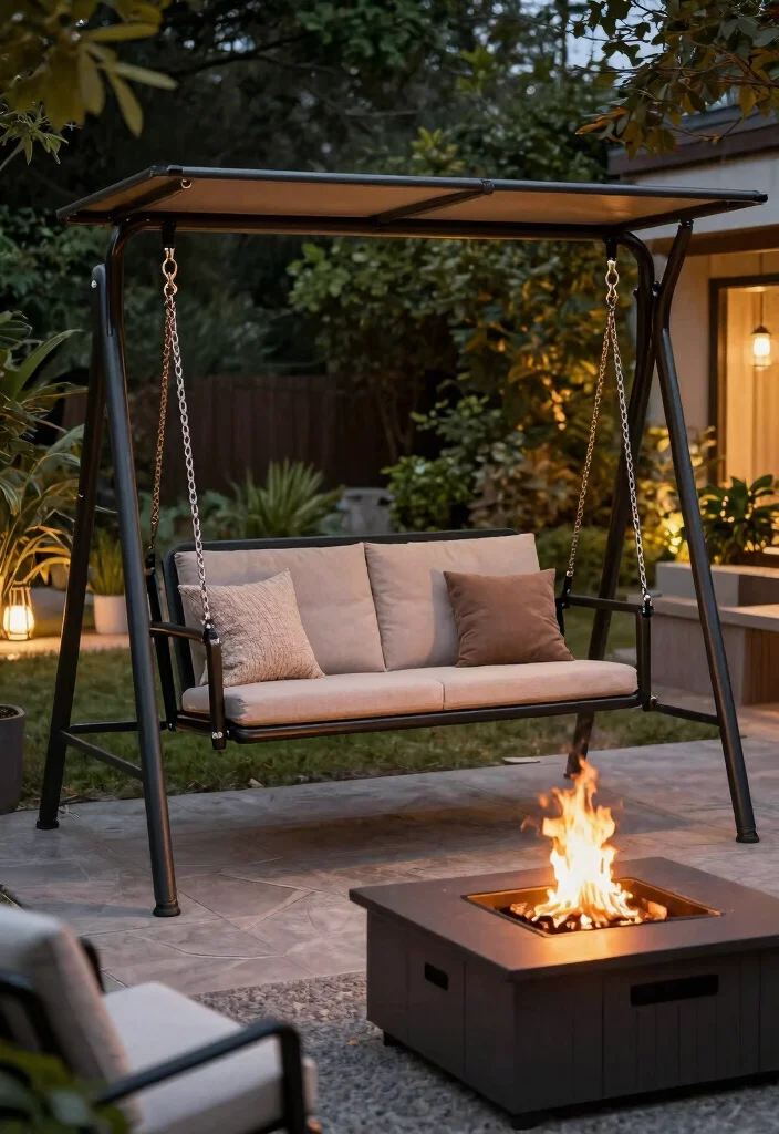 15 Fire Pit Swings That Hold Adults and Stay Safely Anchored - 14. Multi-Functional Swing 1