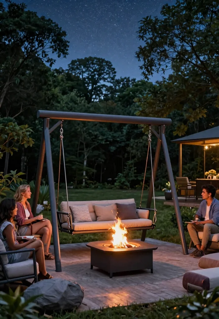 15 Fire Pit Swings That Hold Adults and Stay Safely Anchored - 7. Swing with Adjustable Height 1