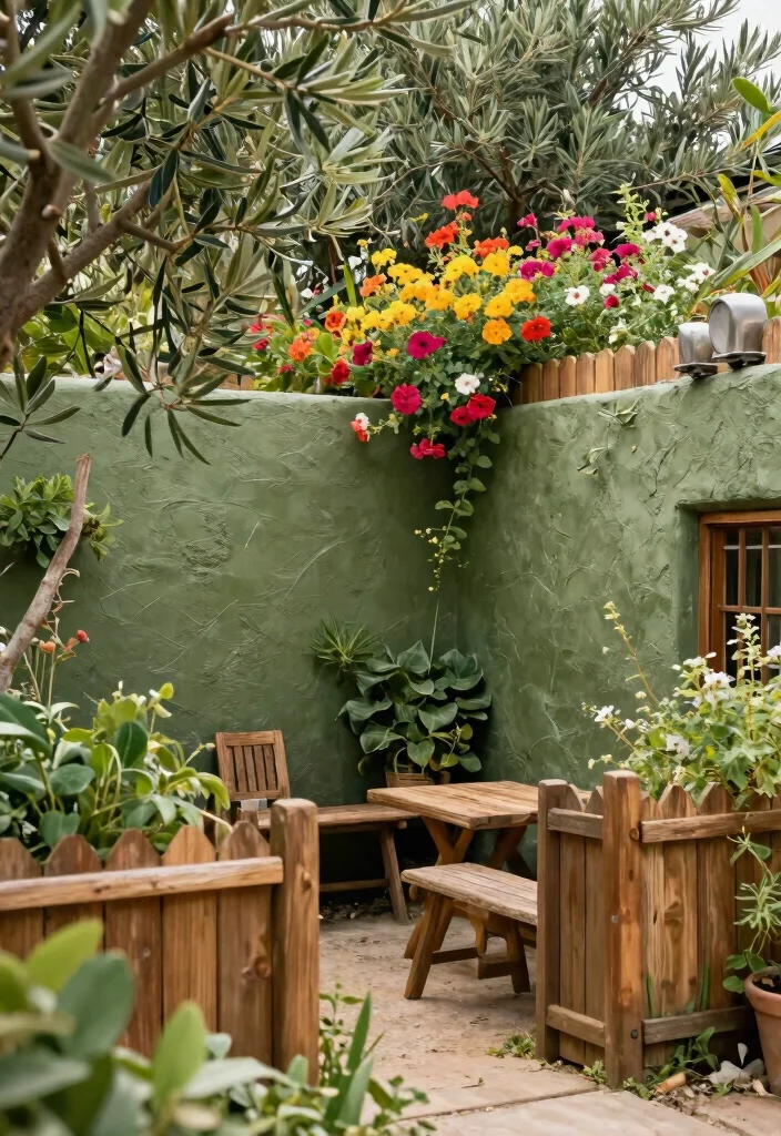 15 Outdoor Wall Paint Ideas That Don't Fade in Direct Sunlight - 10. Rustic Olive Green 1