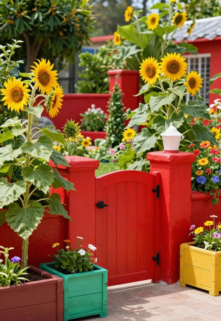 15 Outdoor Wall Paint Ideas That Don't Fade in Direct Sunlight - 11. Bright Cherry Red 1