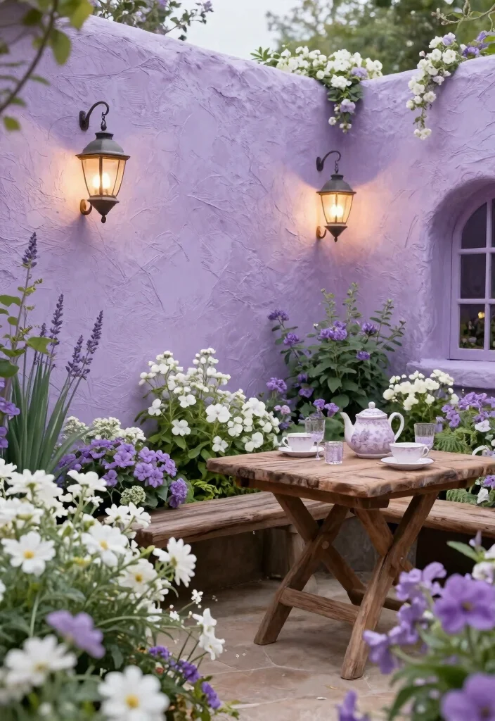 15 Outdoor Wall Paint Ideas That Don't Fade in Direct Sunlight - 4. Soft Lavender 1